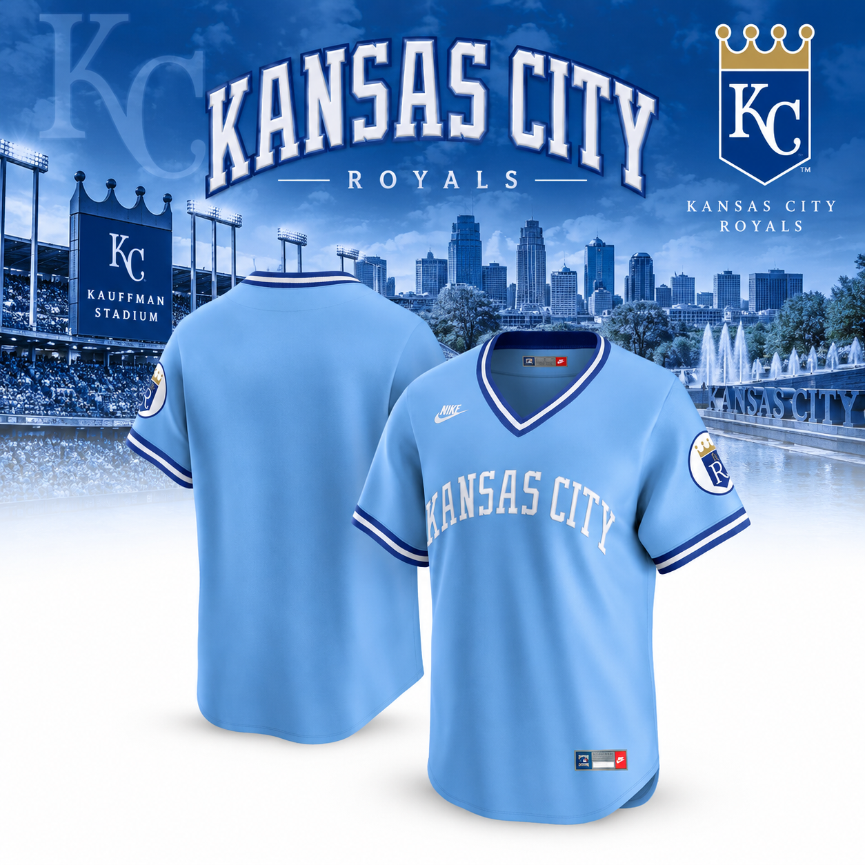Limited Edition 2026 KC Royals Royals Cooperstown Collection Nike 1 - Unicasport Limited Edition 2026 KC Royals Royals Cooperstown Collection Nike