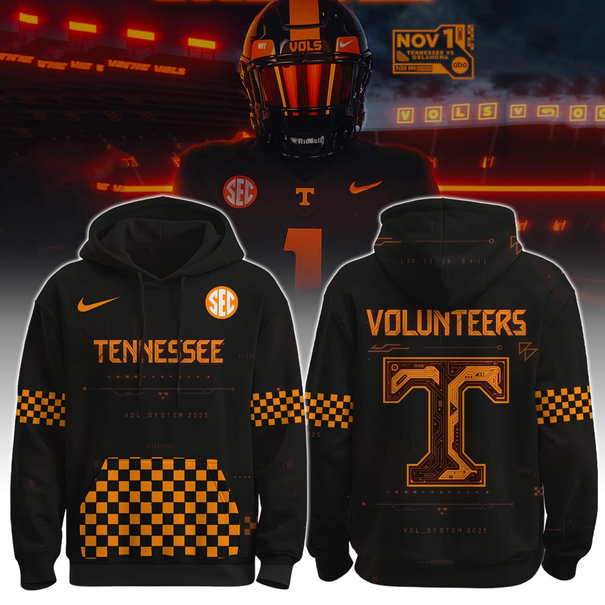 Limited Edition Tennessee x Dark Mode 2026 Hoodie New Version 1