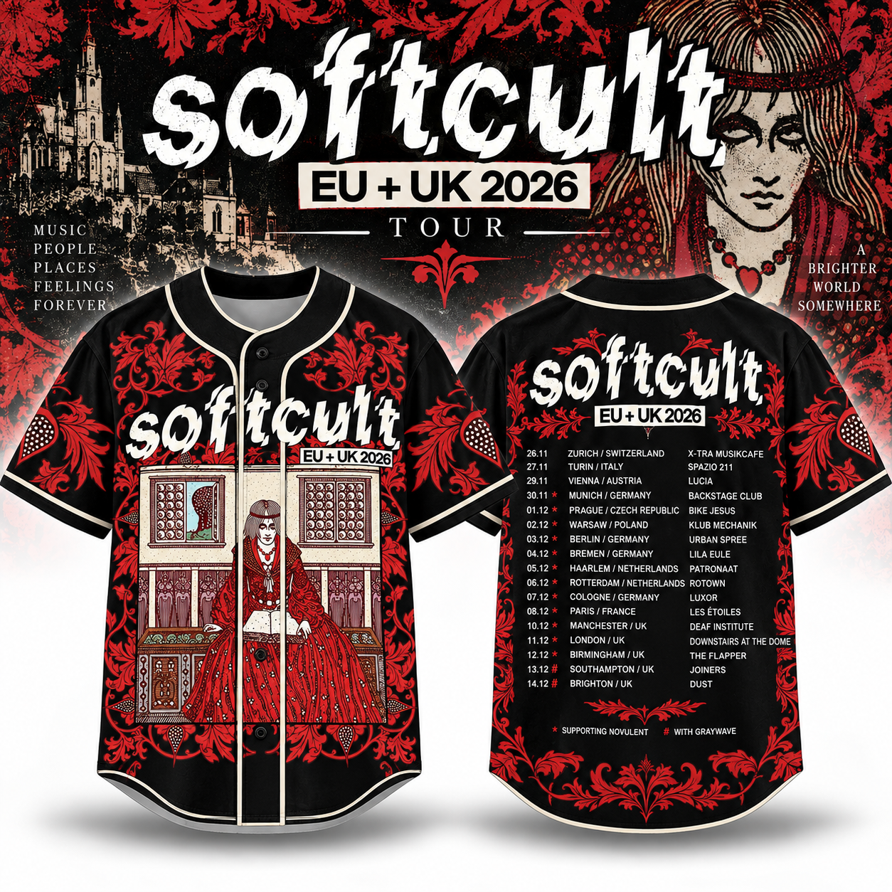 Limited Softcult EU UK Tour 2026 Merch Jersey 1 - Unicasport Limited Softcult EU UK Tour 2026 Merch Jersey
