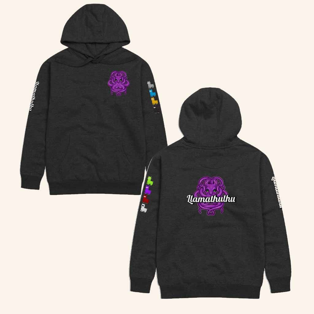 Llamathulhu’s Merch Llamathulhu Hoodie Unique Gift For Boyfriend