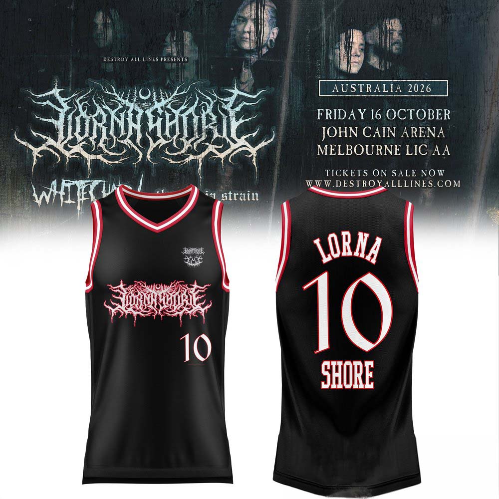 Lorna Shore Australia New Zealand Tour 2026 Basketball Jersey 2 - Unicasport Lorna Shore Australia New Zealand Tour 2026 Basketball Jersey
