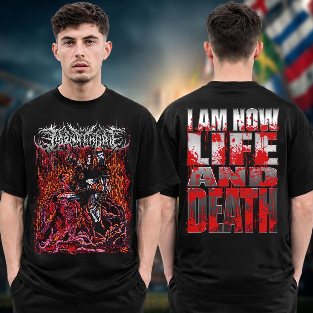 Lorna Shore War Machine Collection Life And Death Two Sided Unisex T Shirt