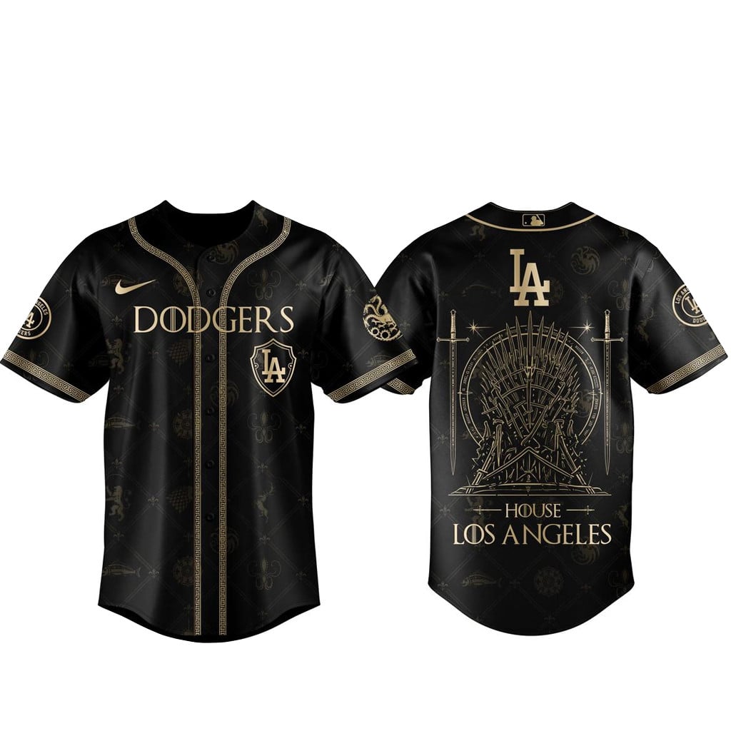 Los Angeles Dodgers 2026 Game Of Thrones Night Baseball Jersey