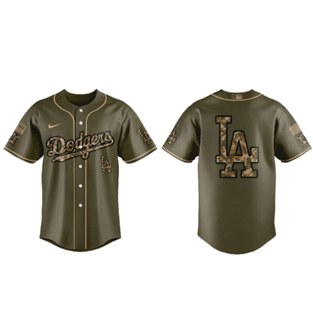 Los Angeles Dodgers Armed Forces Day 2026 Baseball Jersey