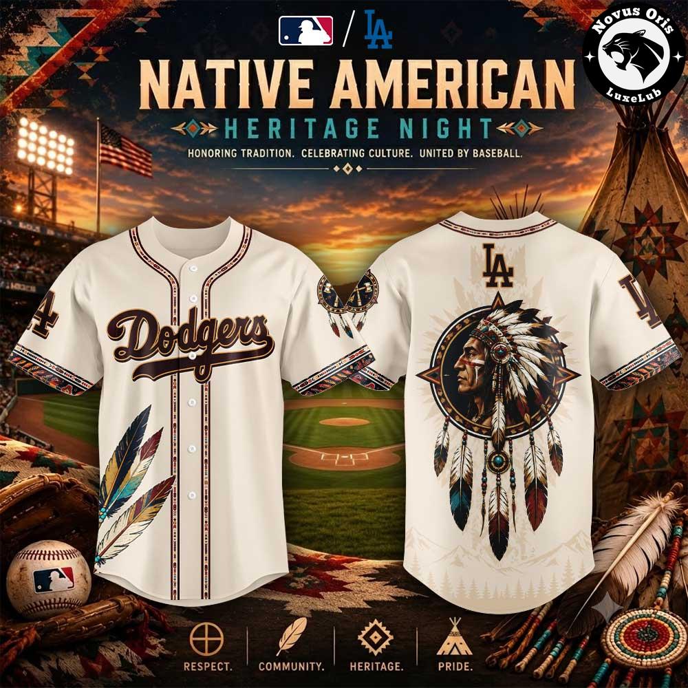 Los Angeles Dodgers Native American Heritage Night Baseball Jersey 1 - Unicasport Los Angeles Dodgers Native American Heritage Night Baseball Jersey