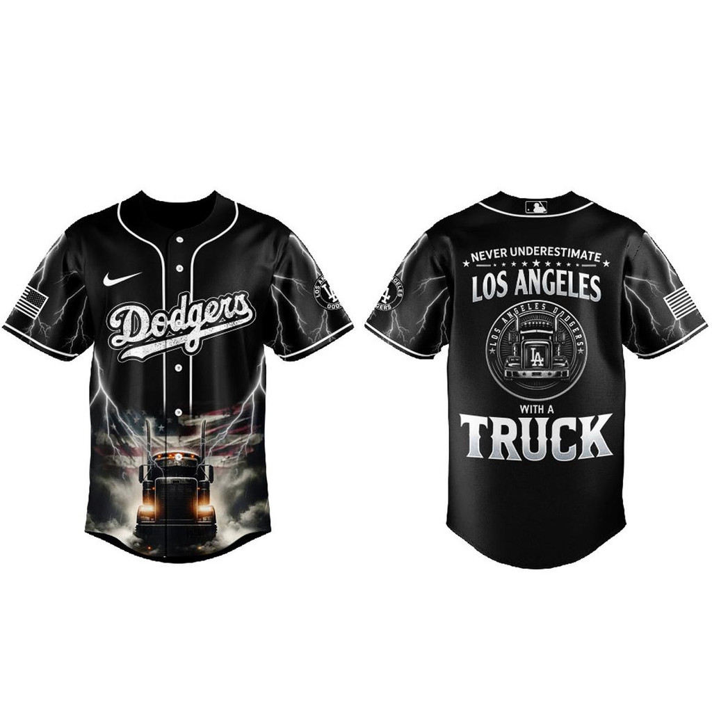 Los Angeles Dodgers Truck Driver Appreciation Week 2026 Baseball Jersey