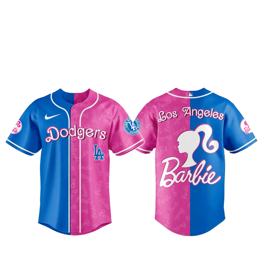 Los Angeles Dodgers x Barbie Night Baseball Jersey