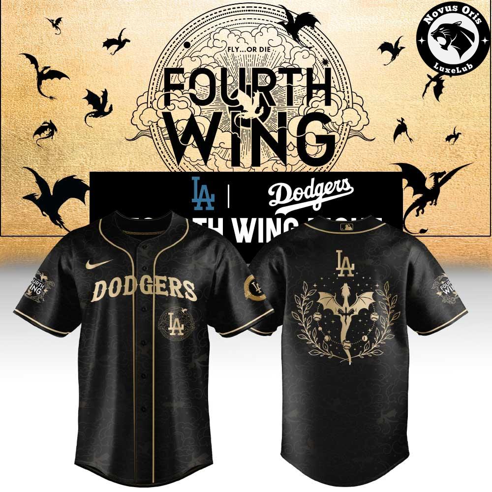 Los Angeles Dodgers x Fourth Wing Night 2026 Limited Edition Baseball Jersey 1 - Unicasport Los Angeles Dodgers x Fourth Wing Night 2026 Limited Edition Baseball Jersey