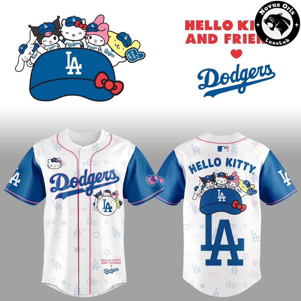 Los Angeles Dodgers x Hello Kitty and Friends 2026 Baseball Jersey 1 - Unicasport Los Angeles Dodgers x Hello Kitty and Friends 2026 Baseball Jersey