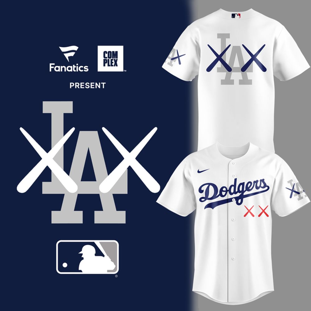 Los Angeles Dodgers x KAWS 2026 Limited Edition Baseball Jersey