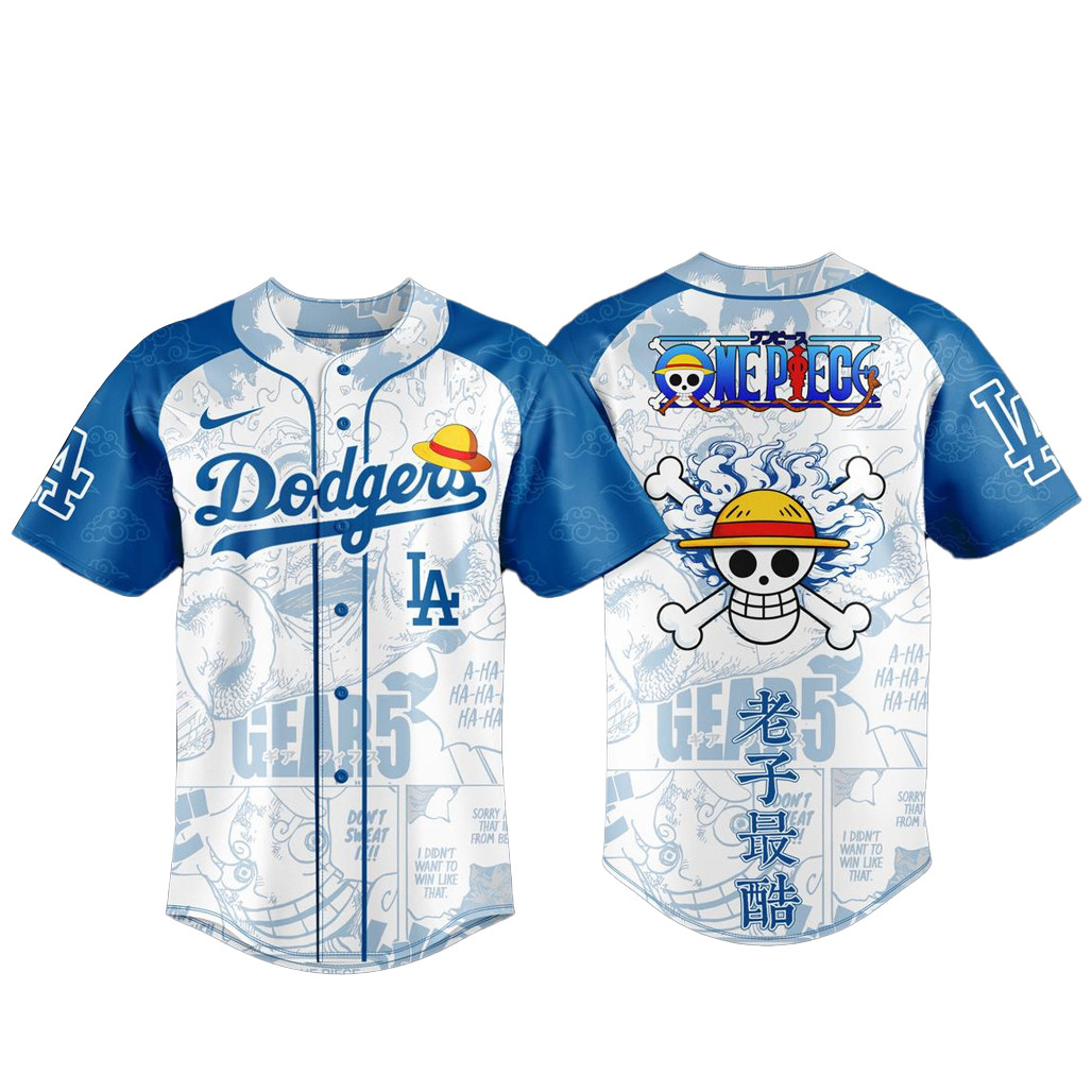 Los Angeles Dodgers x One Piece Night 2026 Baseball Jersey