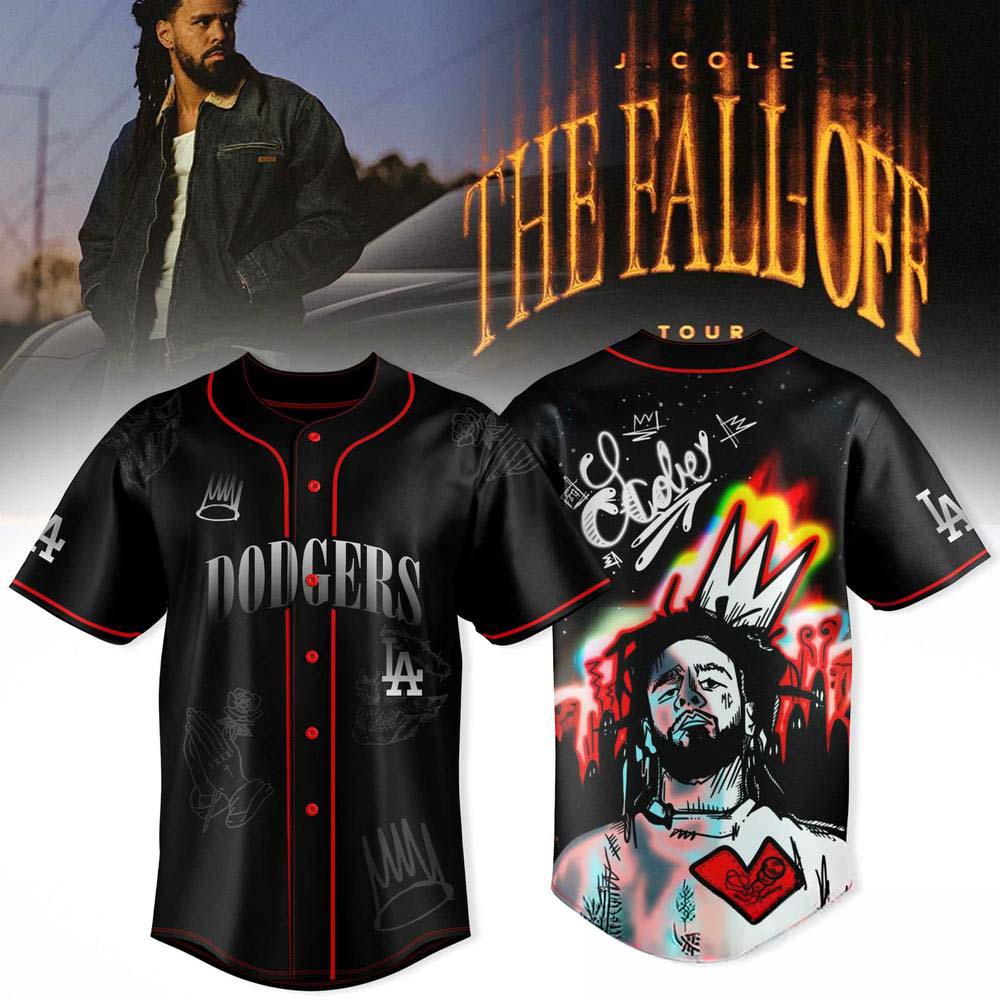 Los Angeles Dodgers x The Fall Off 2026 Tour Baseball Jersey