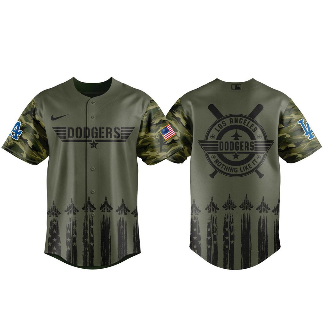 Los Angeles Dodgers x Top Gun Night 2026 Baseball Jersey