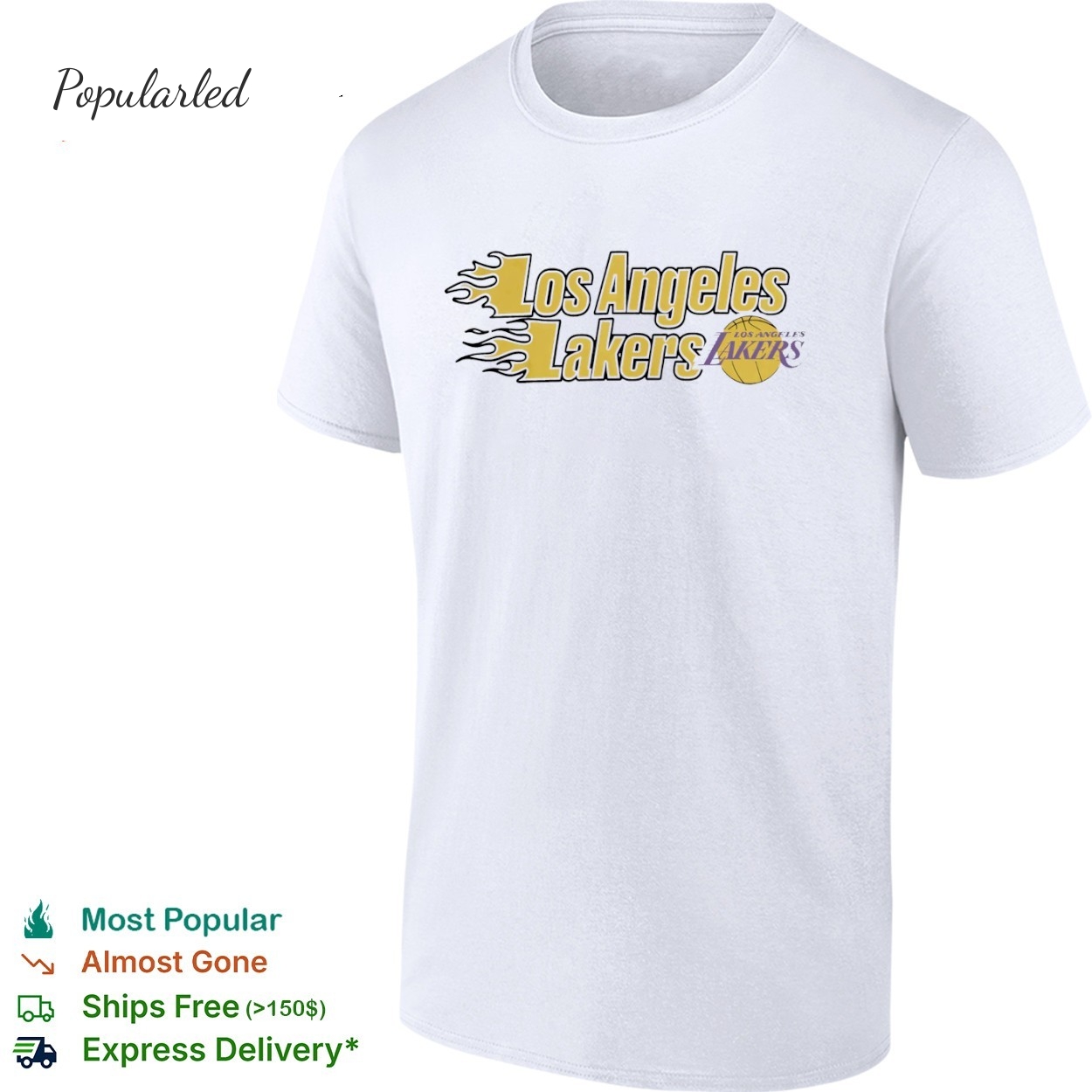 Los Angeles Lakers NBA Flame Dolphin shirt