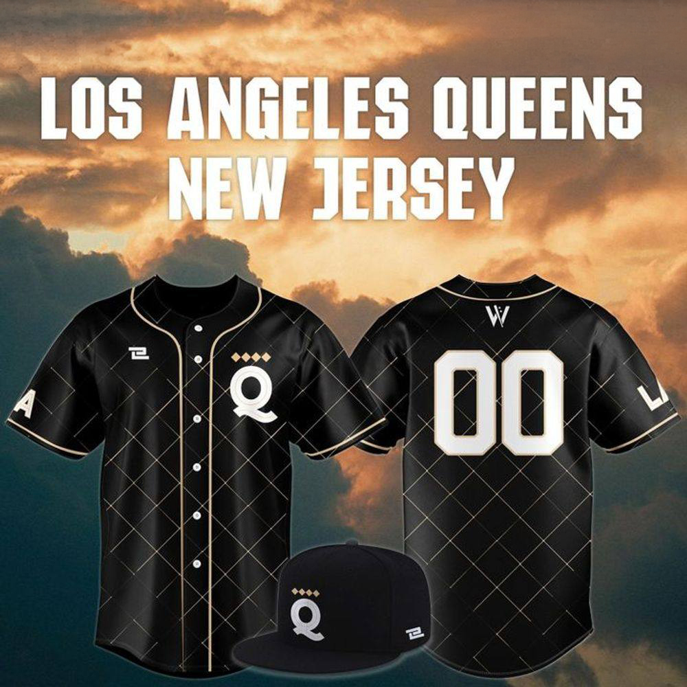 Los Angeles Queens Lizzie Murphy Baseball Jersey