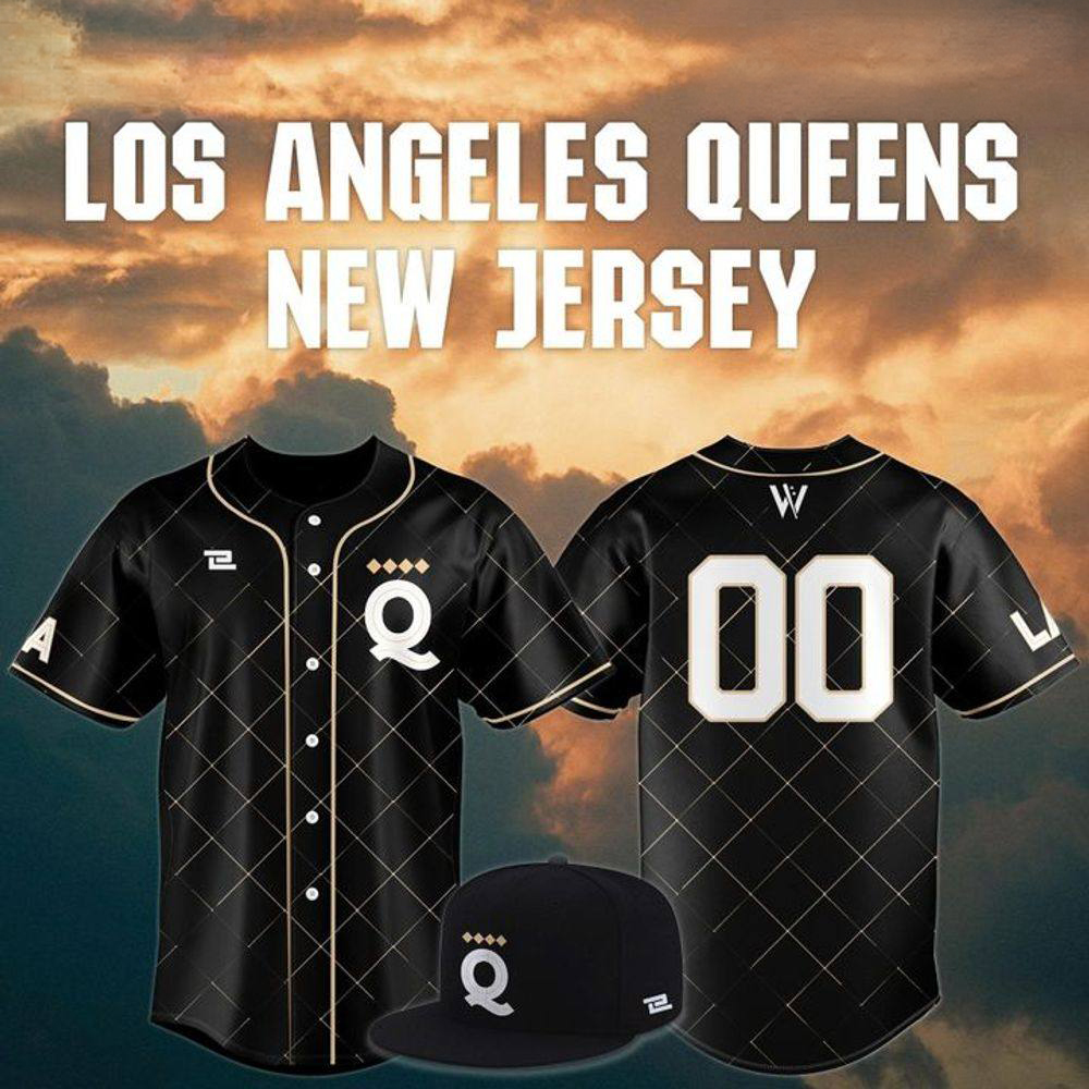 Los Angeles Queens WPBL Baseball Jersey