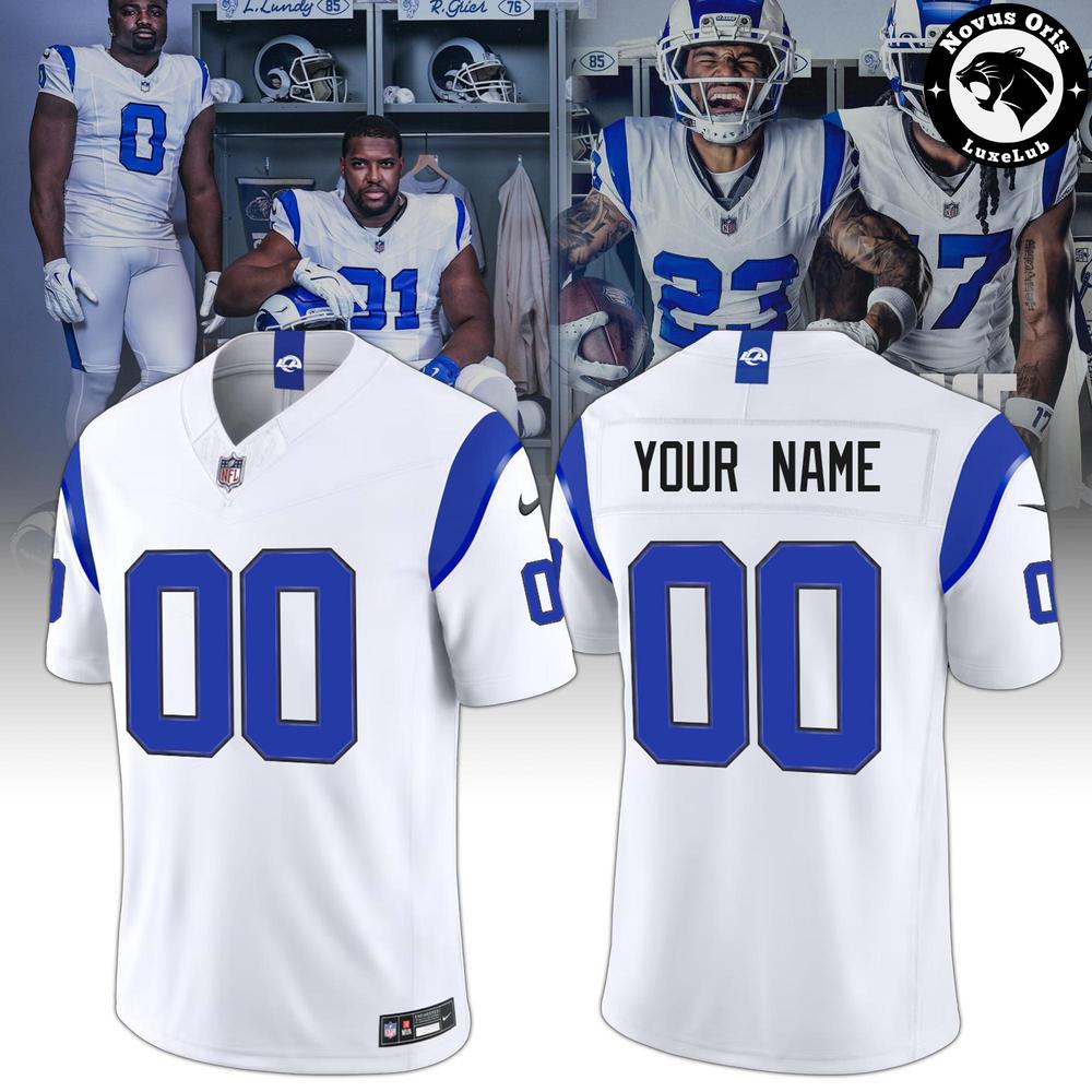 Los Angeles Rams Legacy Collection Fearsome White Football Jersey 1 - Unicasport Los Angeles Rams Legacy Collection Fearsome White Football Jersey