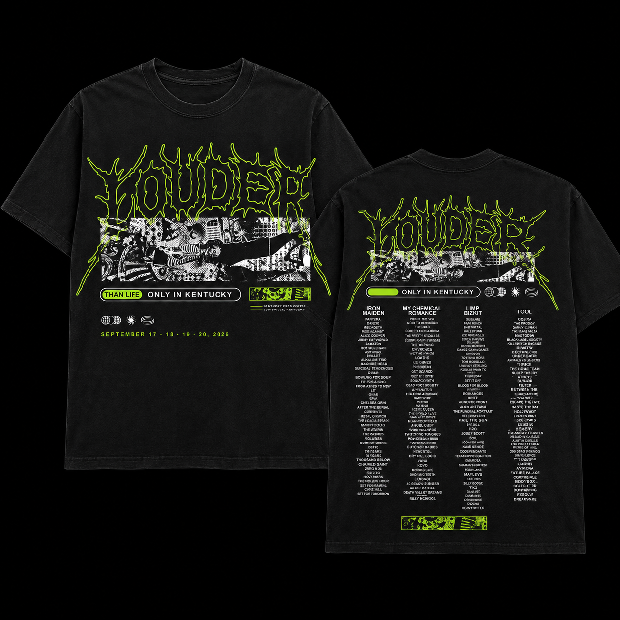 Louder Than Life Headlines Tee Louisville, KY Merch 1 - merchtourboutique louder than life headlines tee louisville ky merch - merchtourboutique