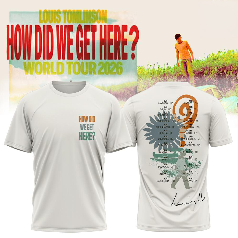 Louis Tomlinson How Did We Get Here Tour 2026 TShirt