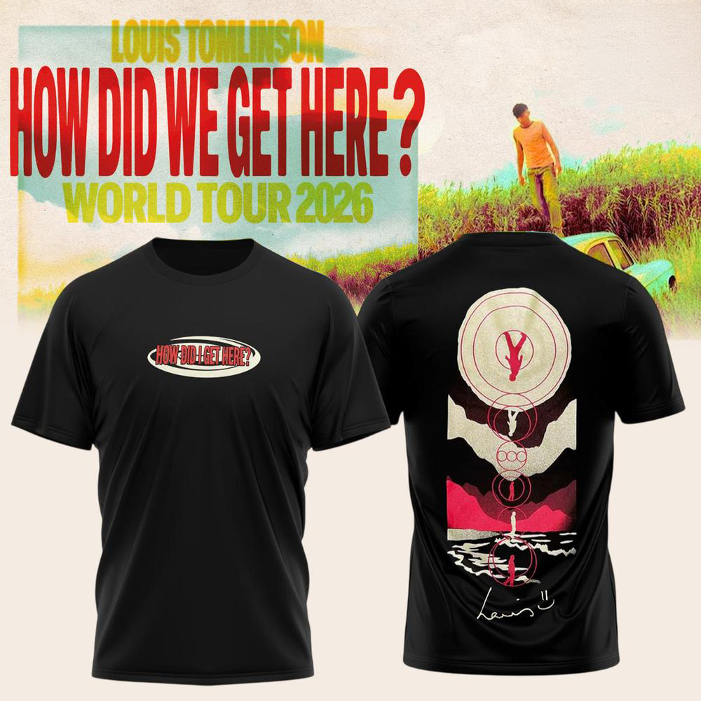 Louis Tomlinson Yellow How Did We Get Here T Shirt