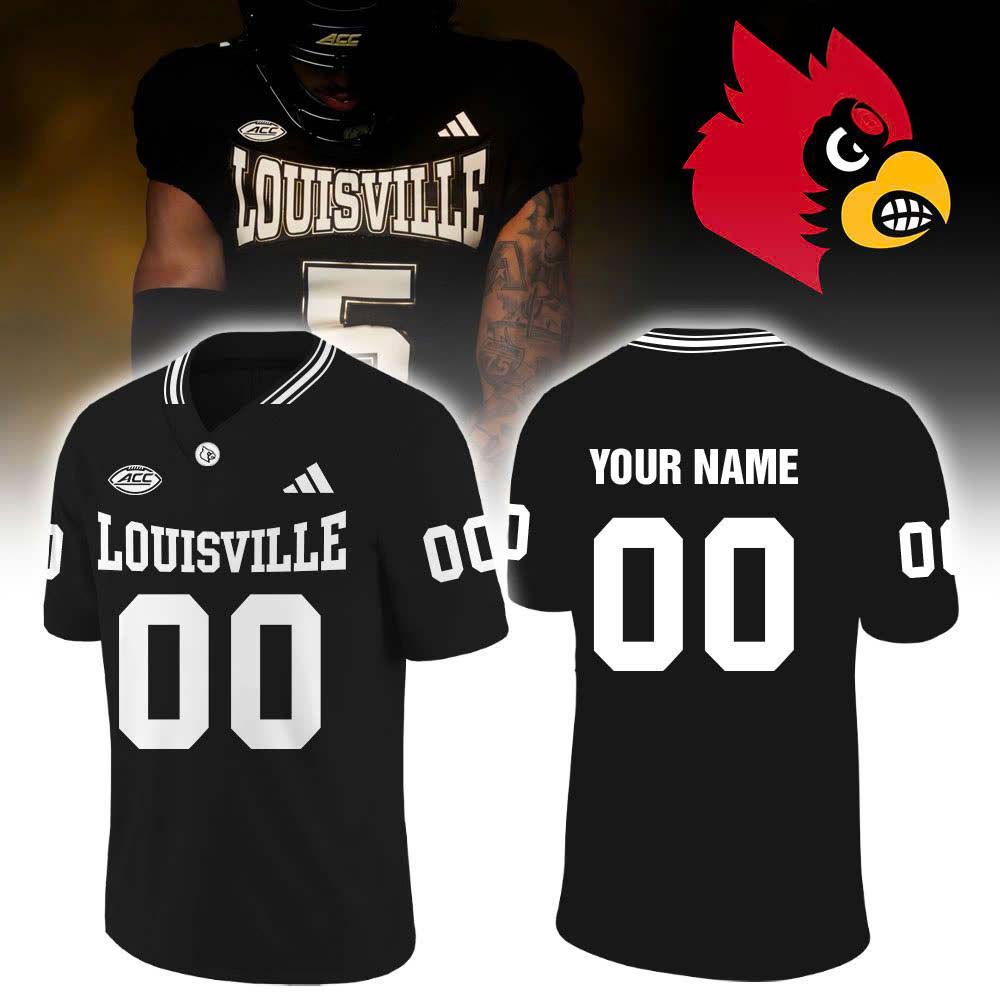 Louisville Cardinals 2026 For The Ville Custom Football Jersey 1 - Unicasport Louisville Cardinals 2026 For The Ville Custom Football Jersey