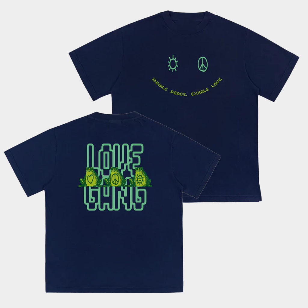 Lovegang Brand Merch Frogs Lovegang TShirt Birthday Gift For Friends