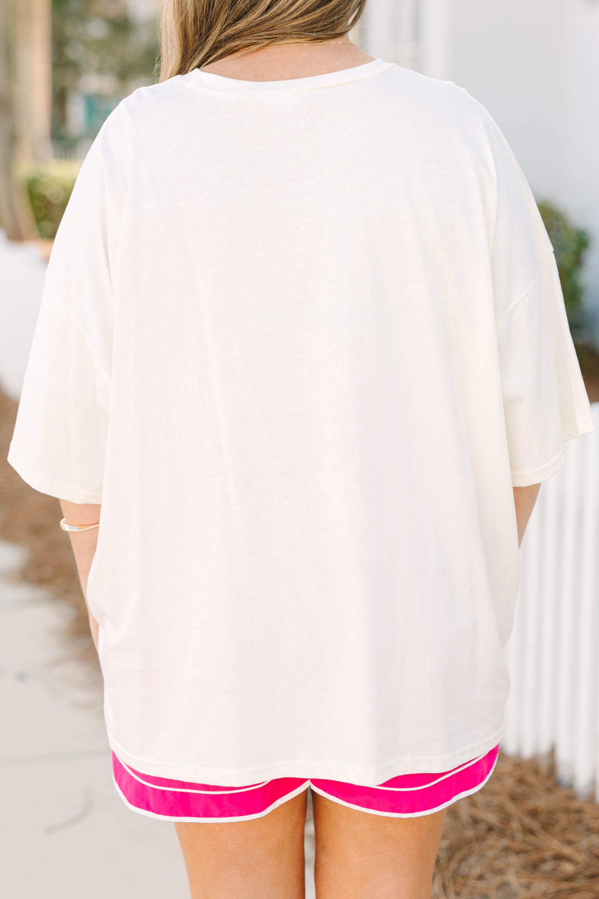 Loving Reminders Boyfriend Tee, Ivory 5 Loving Reminders Boyfriend Tee, Ivory - Image 5