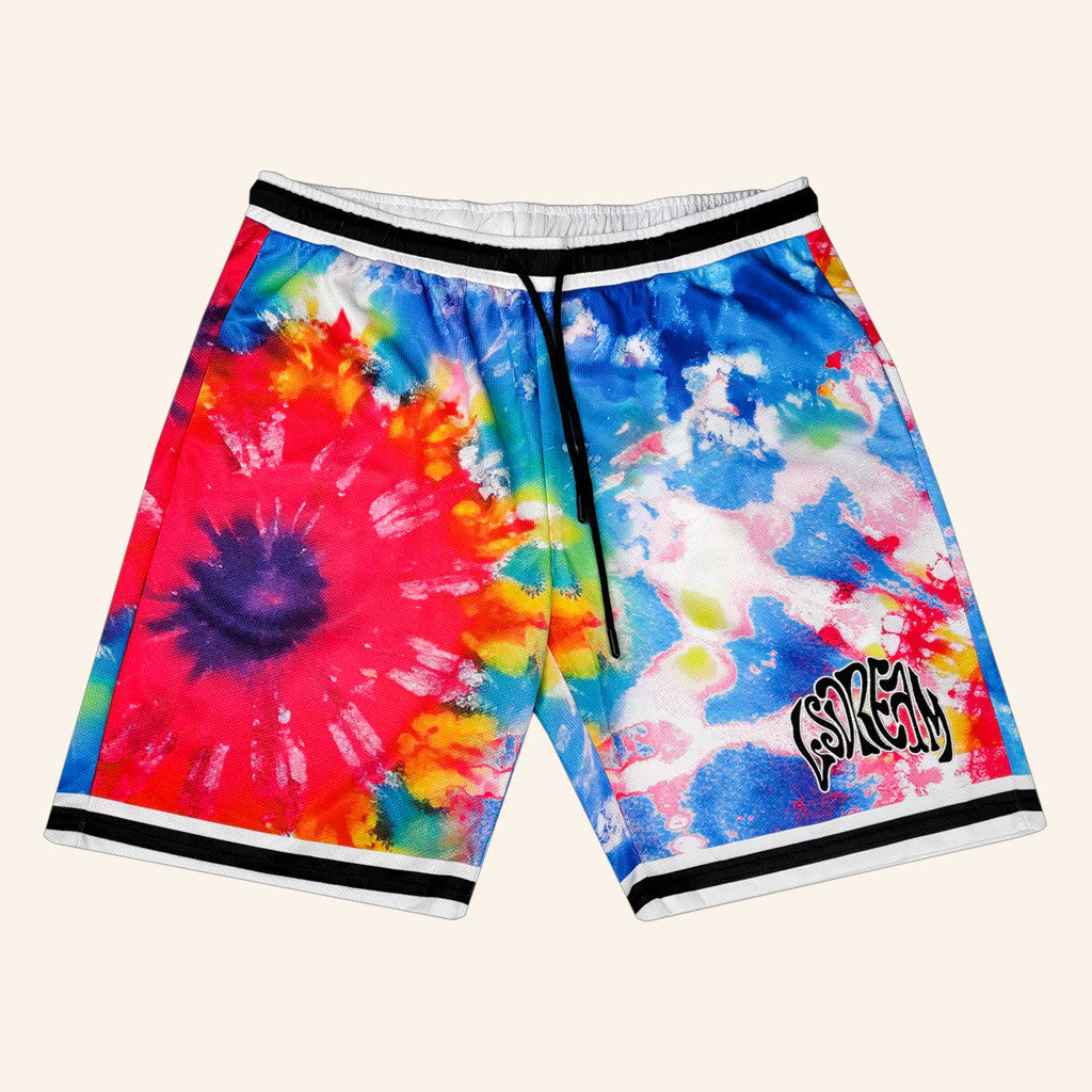 LSDREAM Merch LSDREAM Logo Tie Dye Shorts Christmas Gifts For Boyfriend