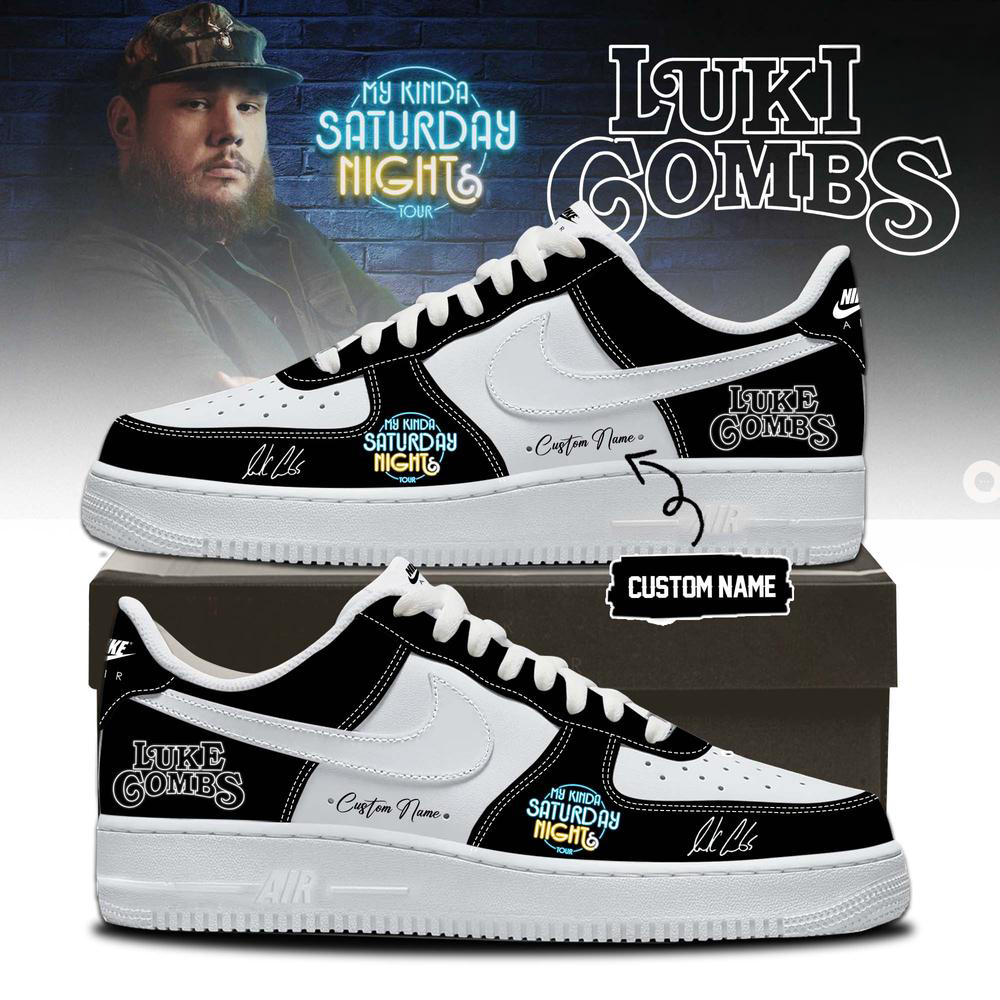 Luke Combs Black Country Tour Sneakers