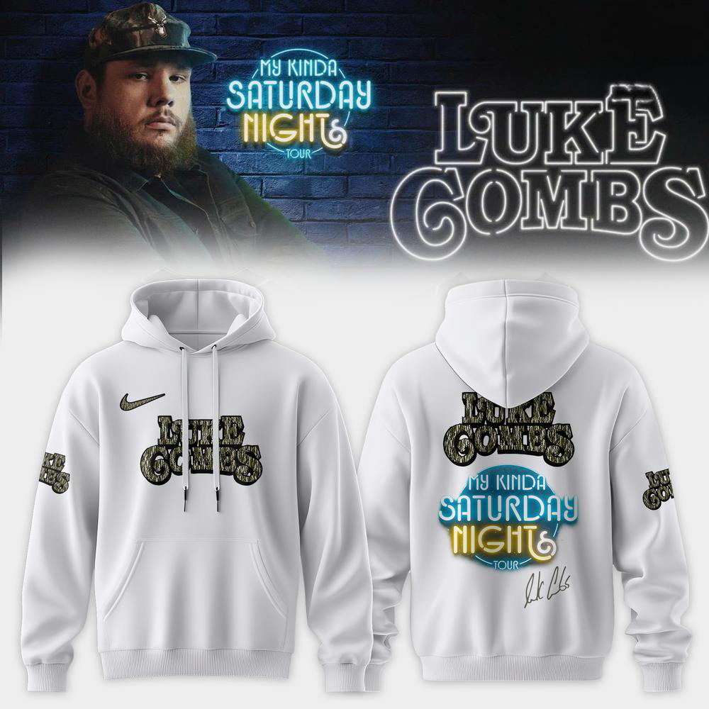 Luke Combs My Kinda Saturday Night Tour 2026 Hoodie