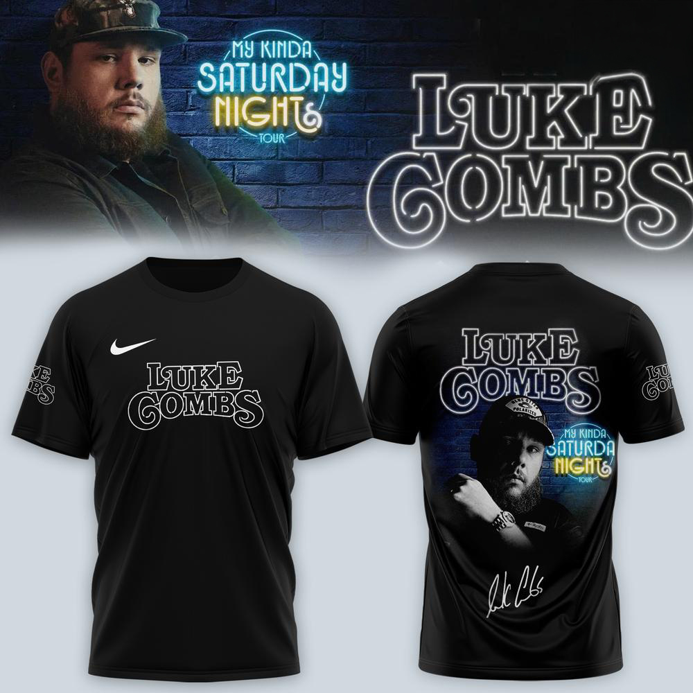 Luke Combs My Kinda Saturday Night Tour 2026 TShirt