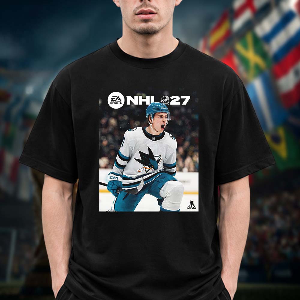 Macklin Celebrini NHL 27 Cover Athlete Unisex T Shirt