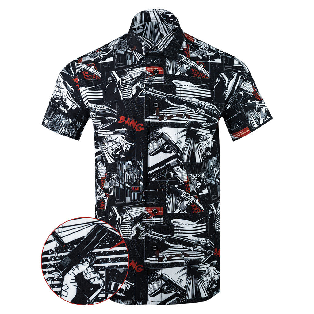 Mad City Button Down Shirt Gun Hawaiian Shirt Best Gifts For Gun Lovers