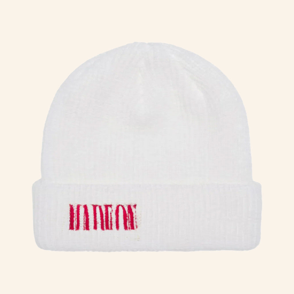 Madeon Merch White Stretch Beanie Unique Gifts For Music Lovers