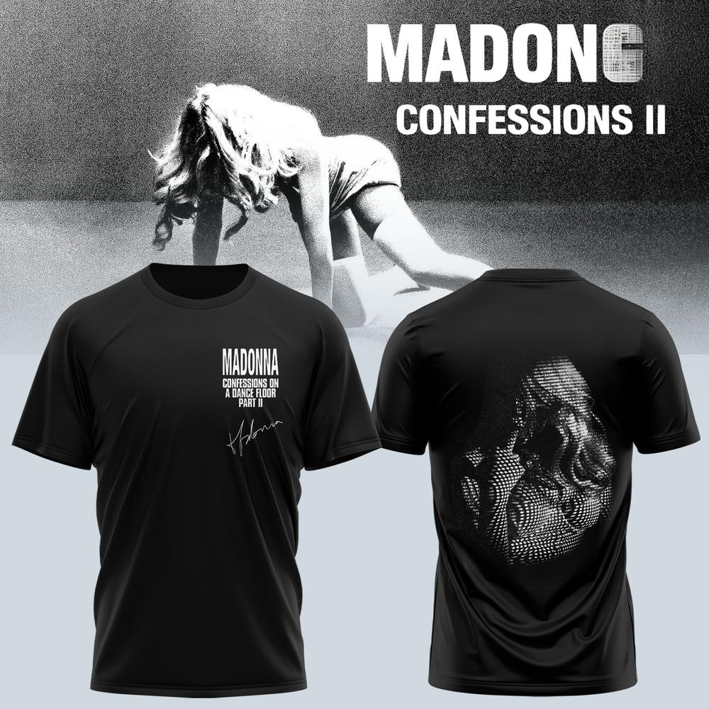 Madonna Black and White Pop Music T Shirt