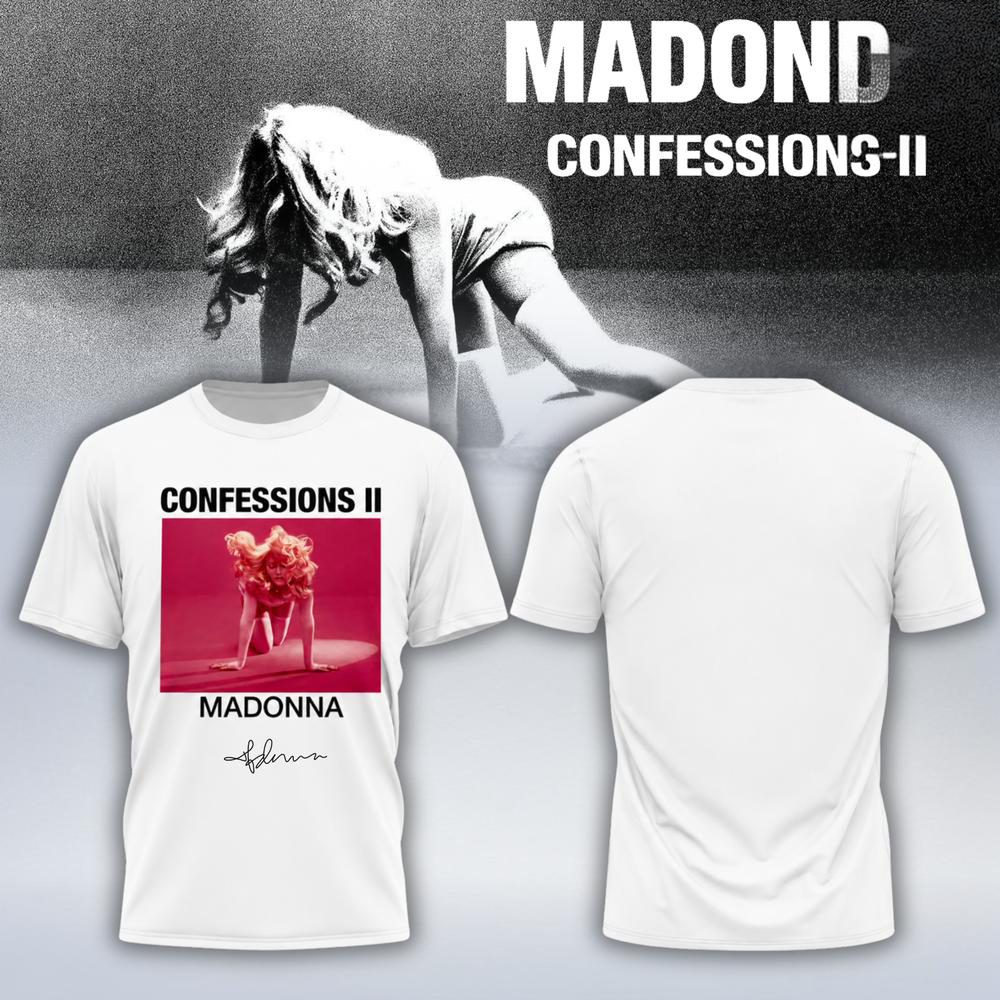 Madonna White Confessions II Album T Shirt