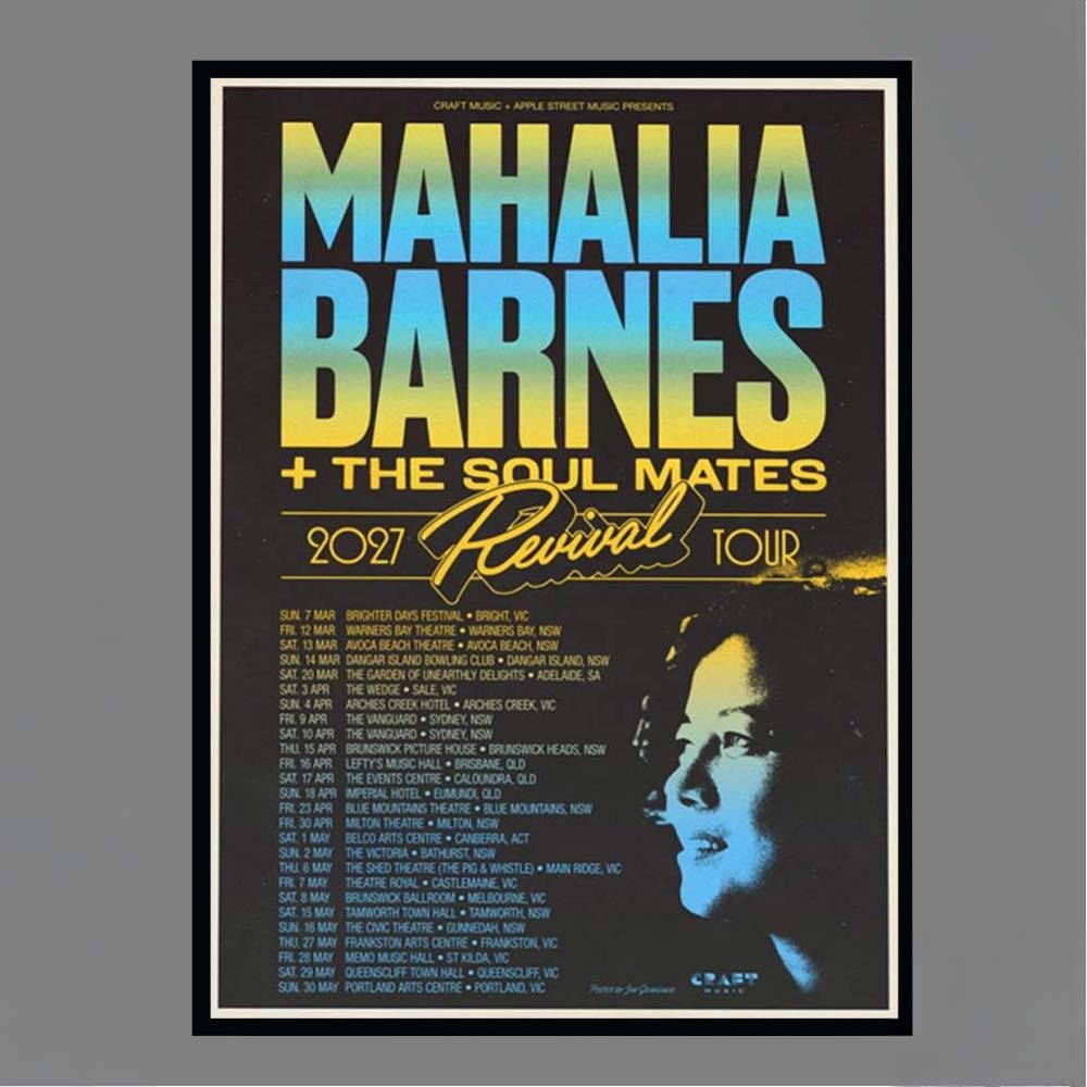 Mahalia Barnes The Soul Mates 2027 Revival Tour Poster
