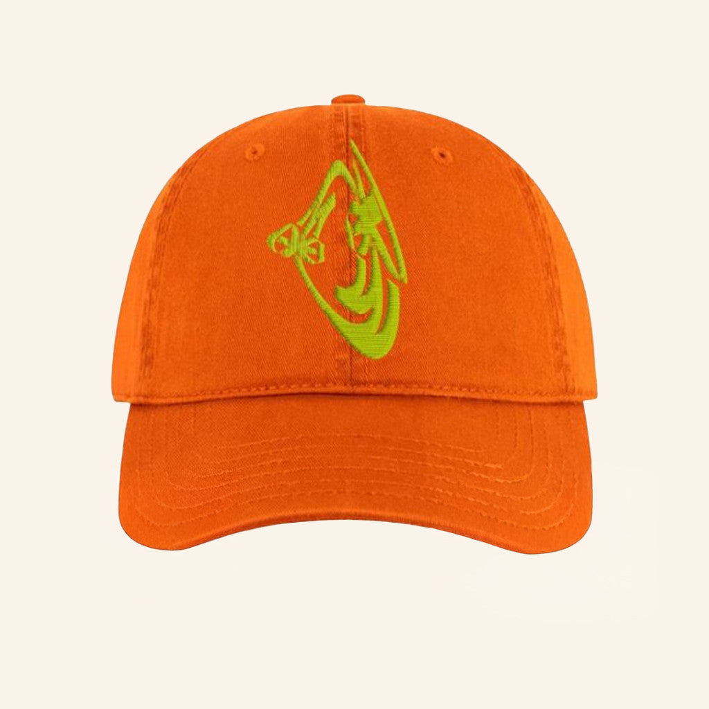 Making Time Is Rad Merch Mt25 Logo Embroidered Hat Orange Gifts For Brother