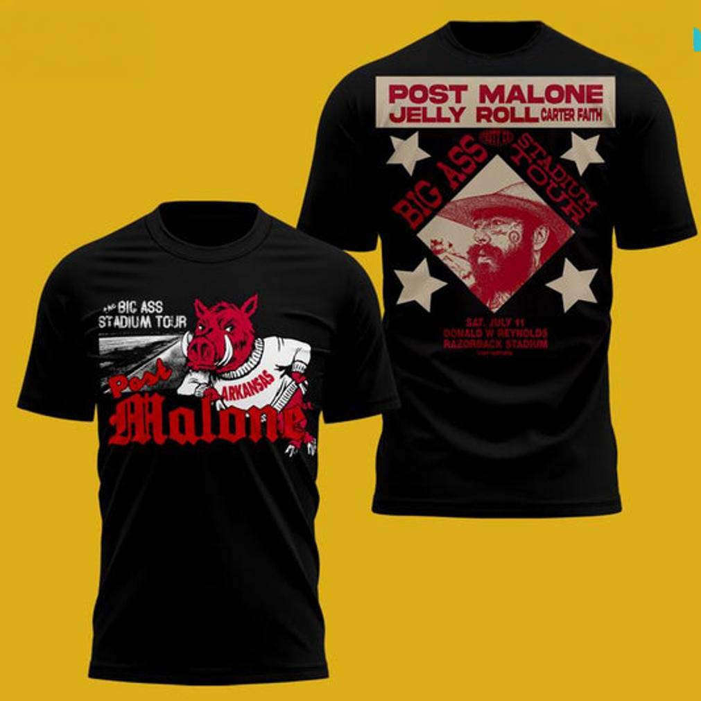 Malone Black Stadium Tour Fan T Shirt