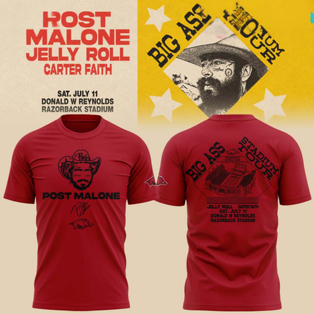 Malone Red 2026 Tour Dates T Shirt