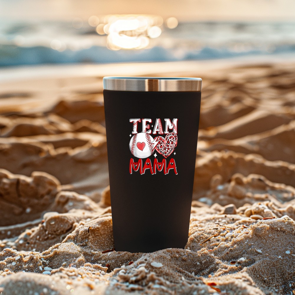 Mama Mother's Day Leopard Costume Baseball Player Lover Tumbler