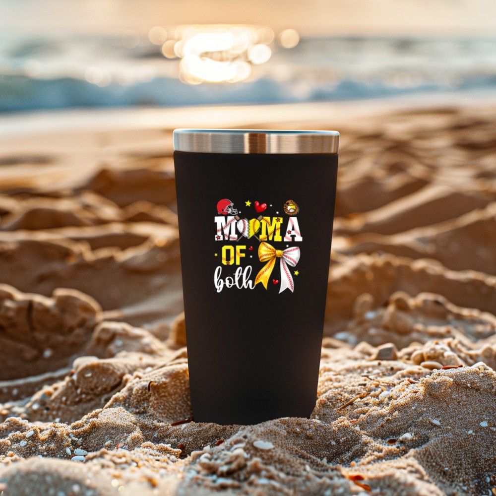 Mama Of Both Baseball Softball Sport Lover Mothers Day Women Pullover Tumbler