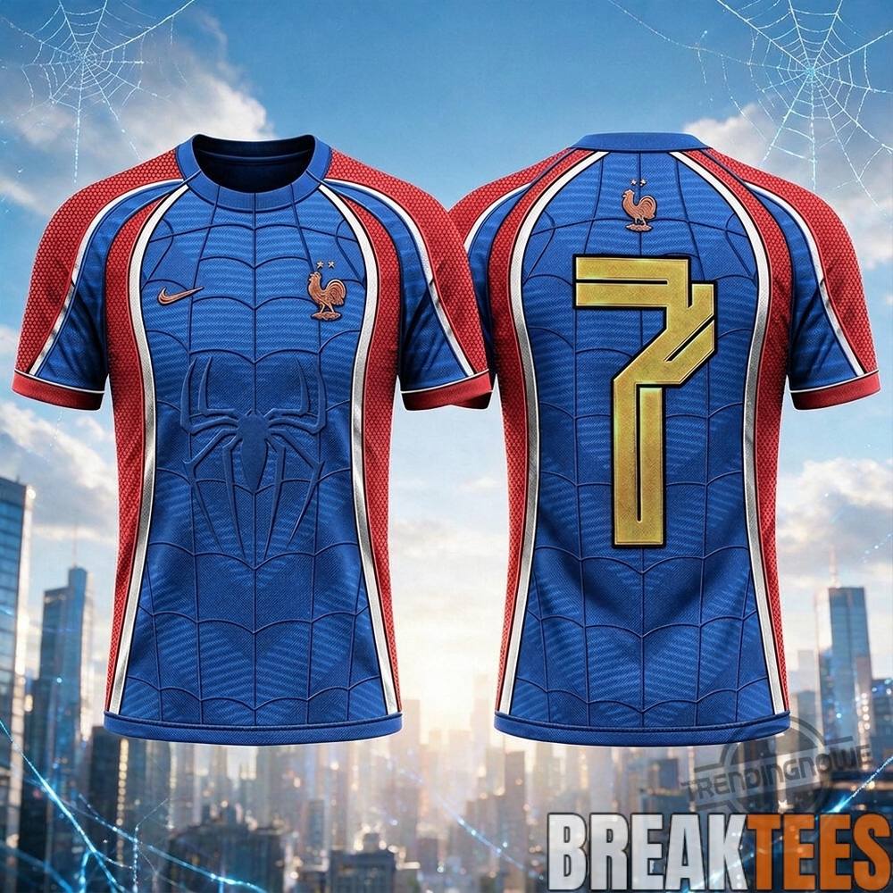 Marvel France Spider-Man Soccer Jersey