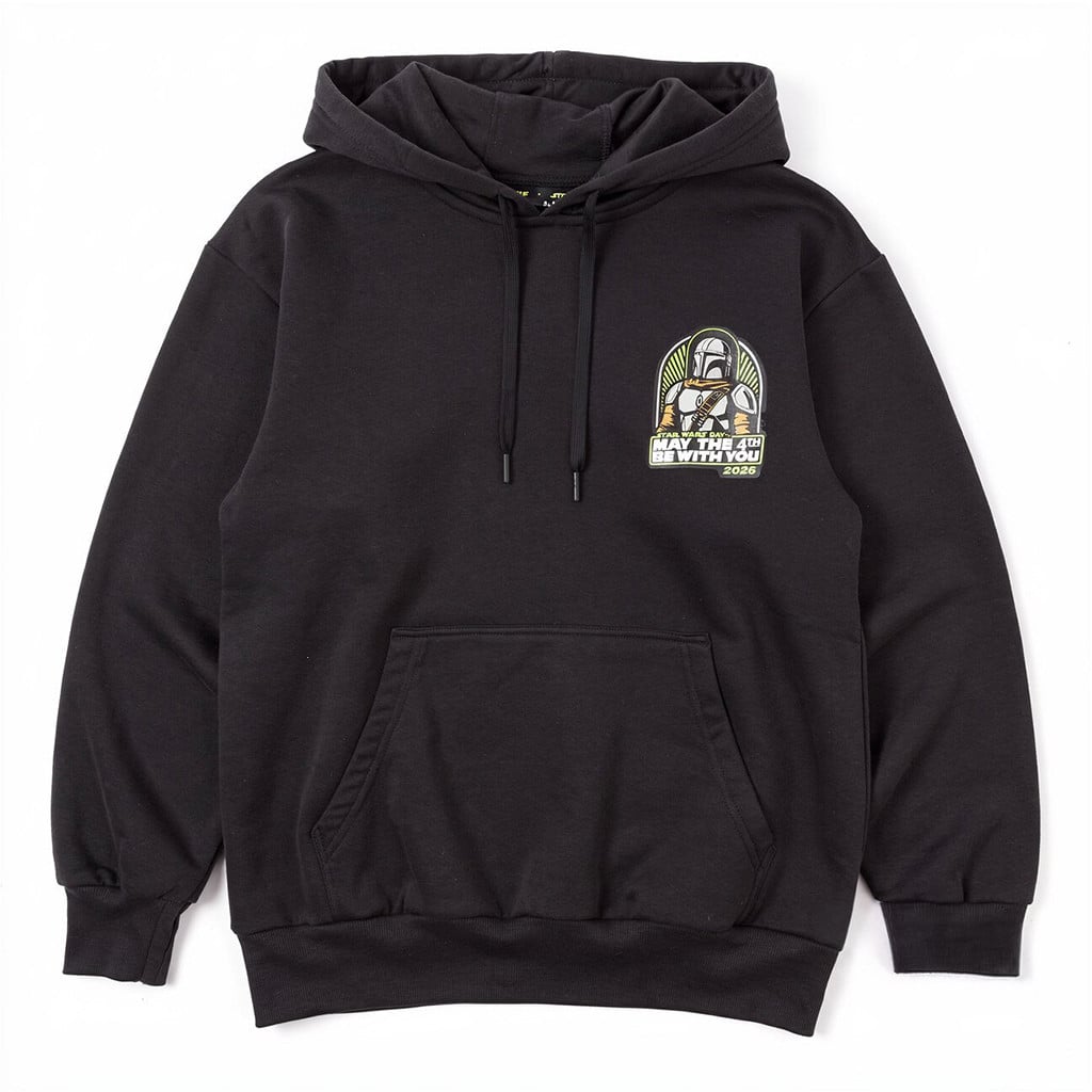 May the 4th Be With You 2026 Star Wars Day Pullover Hoodie Sci Fi Fan Apparel Gift for Him or Her