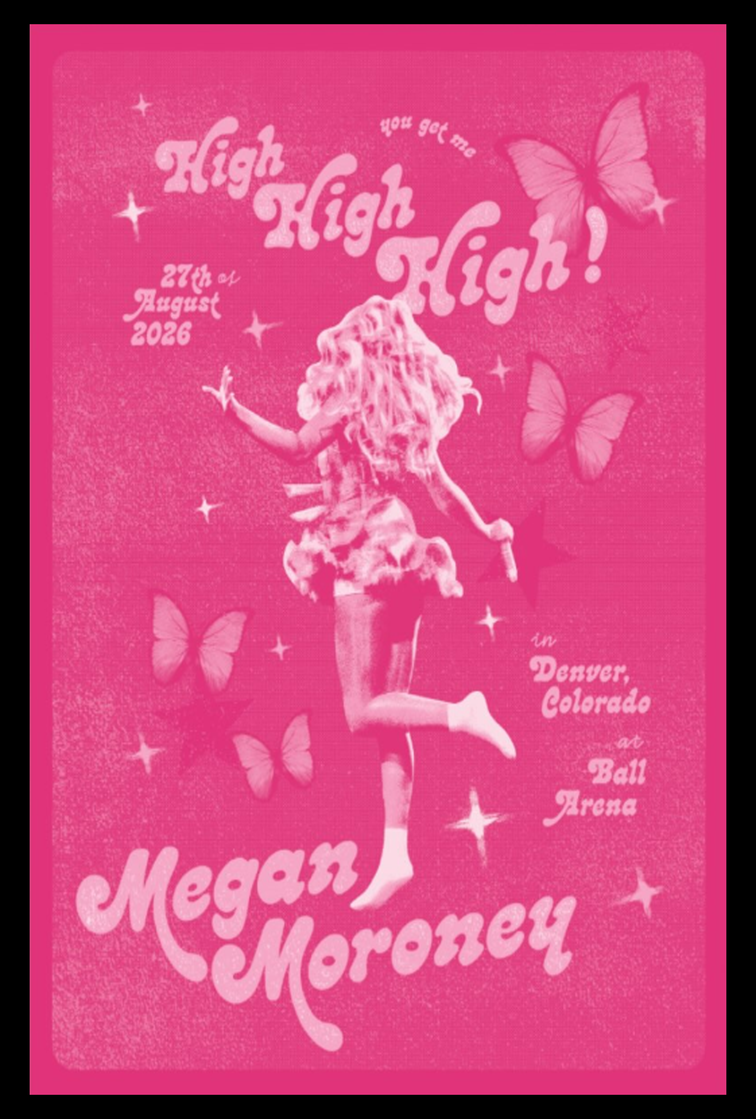 Megan Moroney August 27 2026 Ball Arena Denver CO Poster