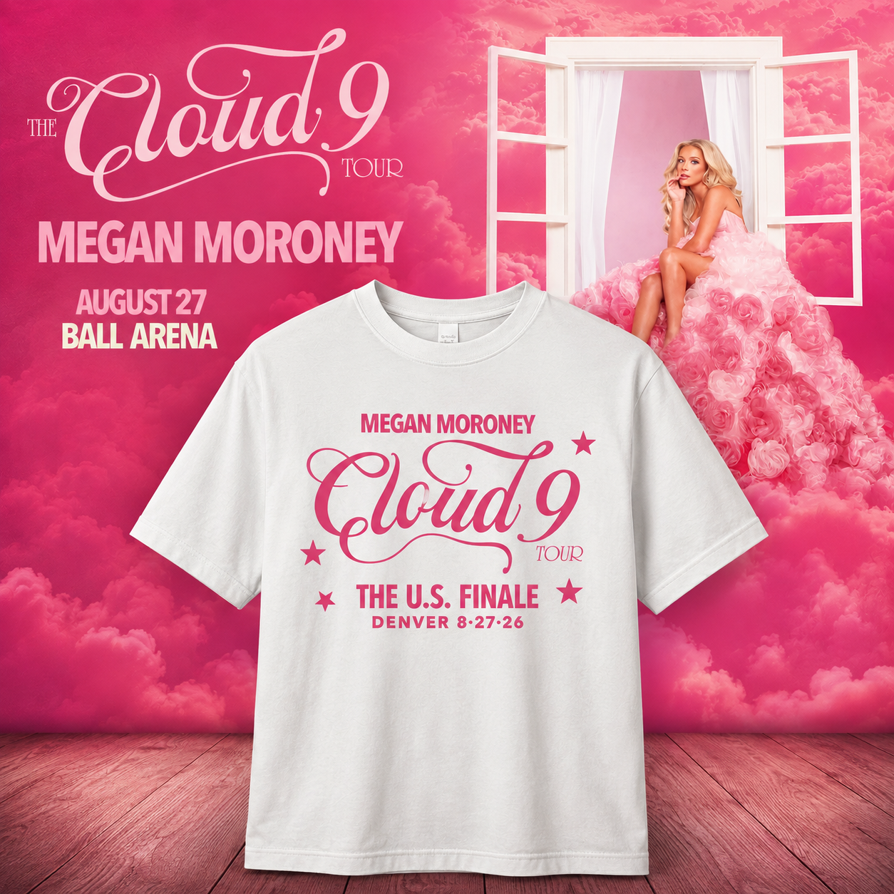 Megan Moroney August 27 2026 Ball Arena Denver CO Shirt
