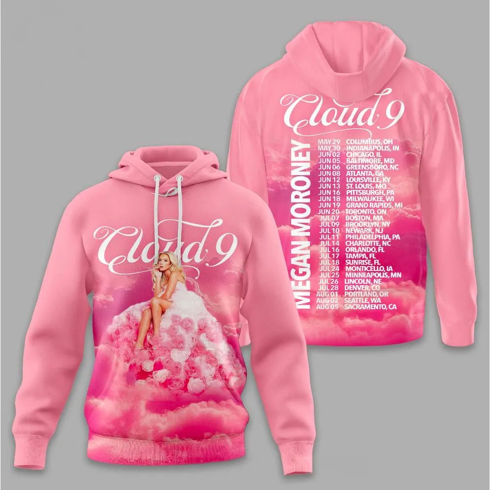 Megan Moroney Cloud 9 Tour Hoodie Megan Moroney Merch Best Gifts For Sister Merch 2026 1