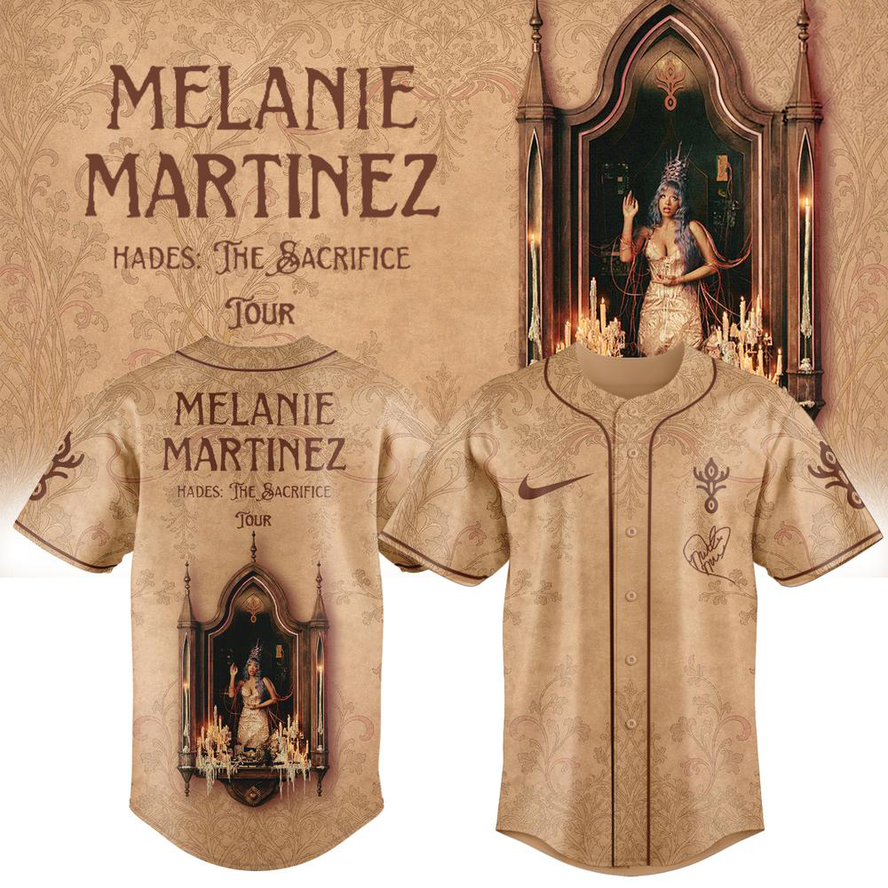 Melanie Martinez Hades The Sacrifice Beige Baseball Tour Jersey
