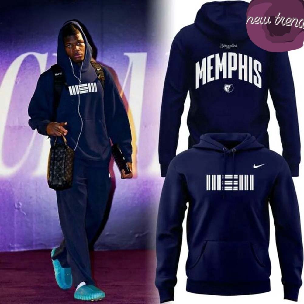 Memphis Grizzlies 2026 Navy Pullover Hoodie