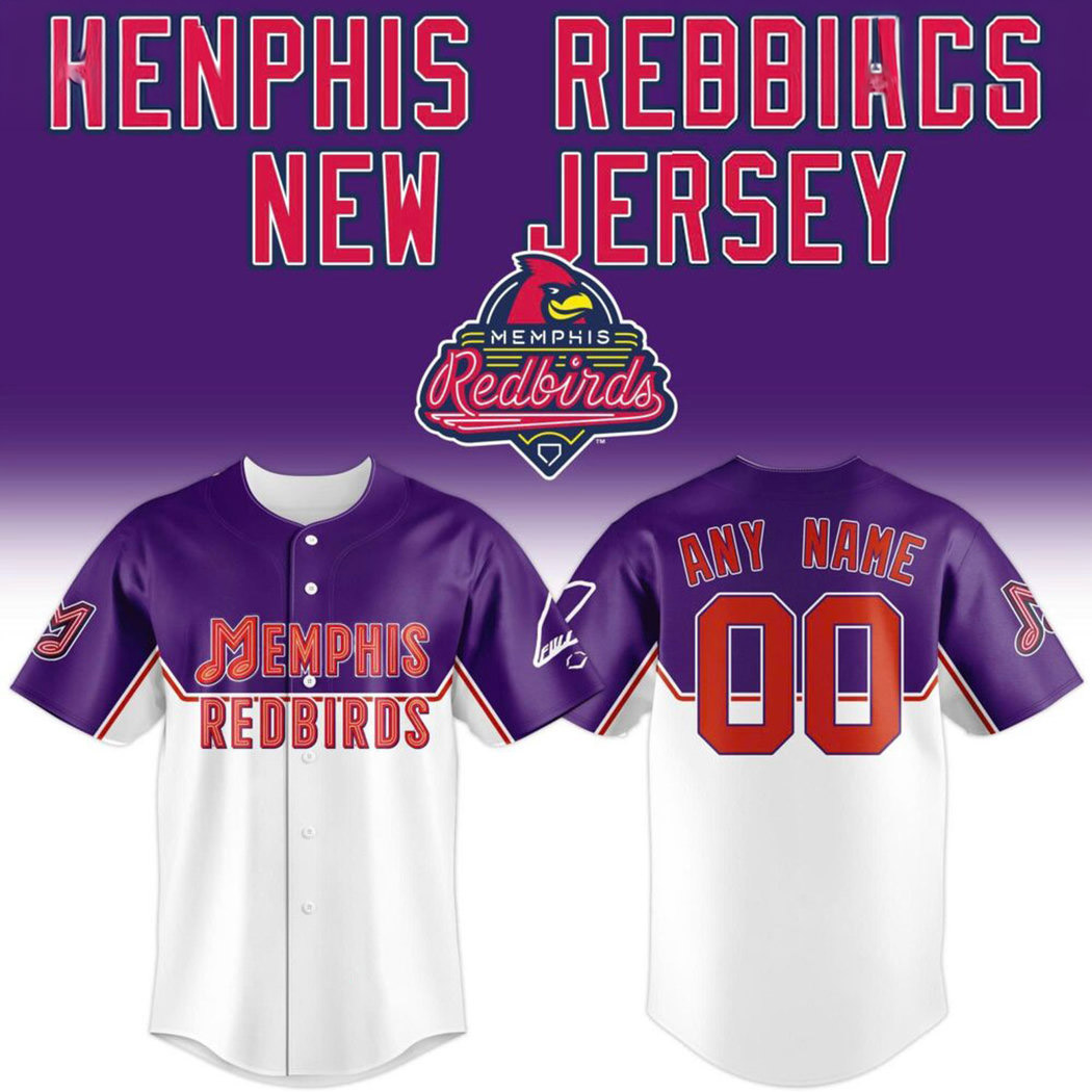 Custom Memphis Redbirds FedEx Limited Baseball Jersey 1 - Unicasport Custom Memphis Redbirds FedEx Limited Baseball Jersey